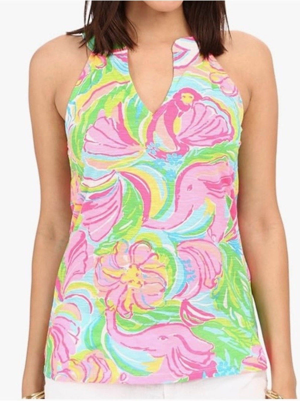 Lily Pulitzer Arya Tank Top - Picture 9 of 9
